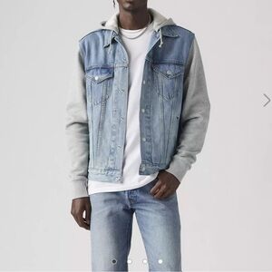 Levi's Jean Jacket Hybrid Hoodie Vintage Fit XXL